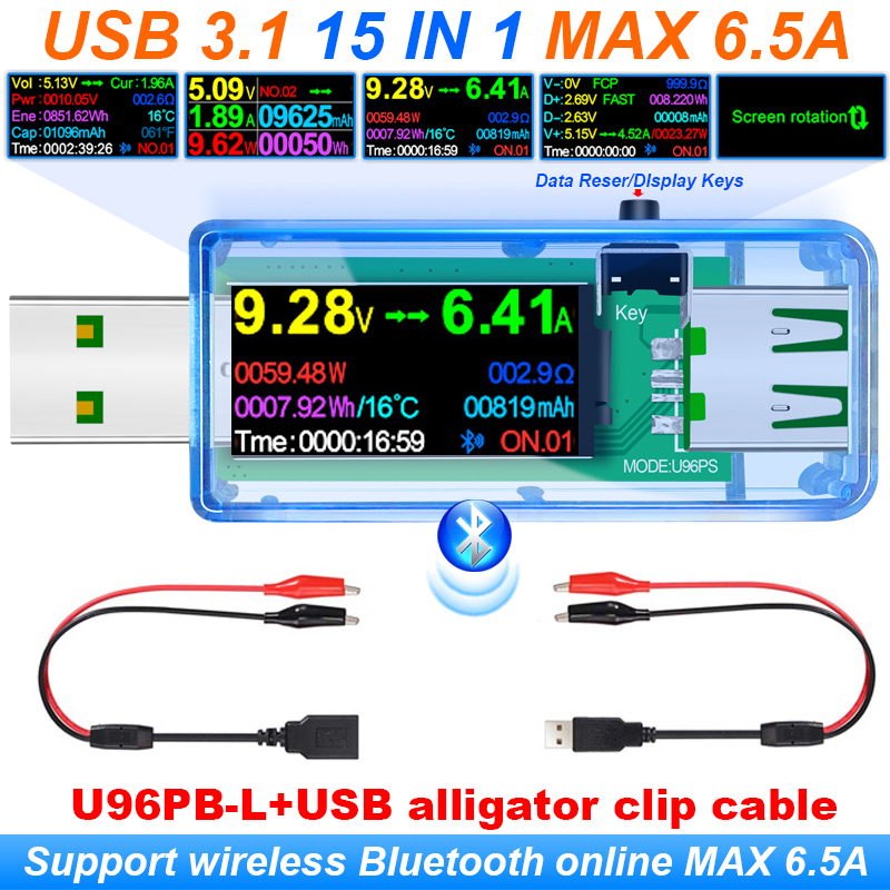 Co Detector Plug - 15 IN 1 USB 3.1 테스터
