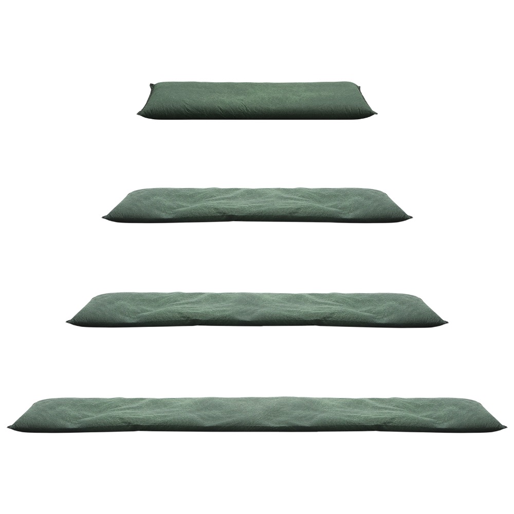 Flood Barrier Bag - 부직포 물활성화 홍수 방지벽 녹색 간편