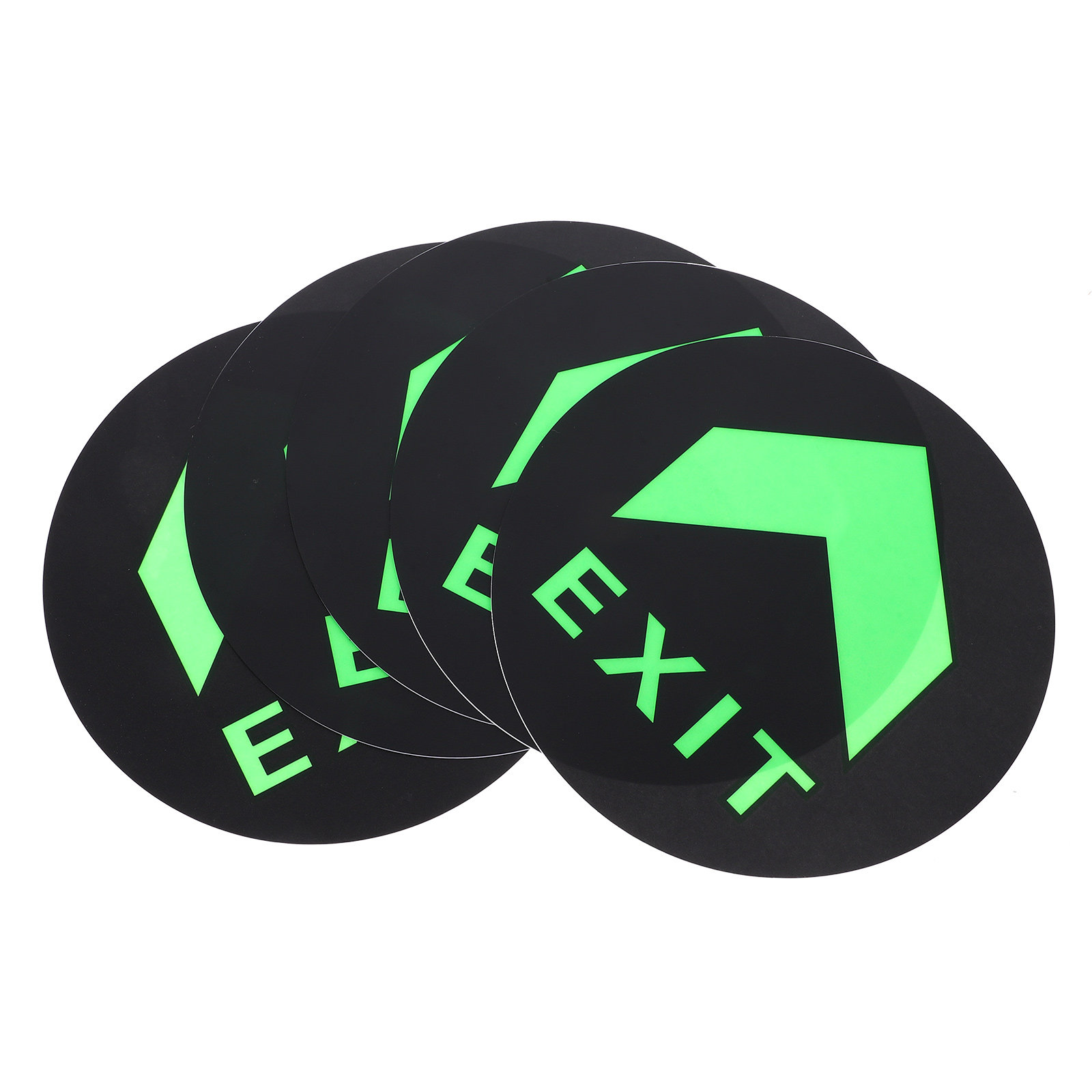 Emergency Exit Sign - 5개입 야간 발광 출구 표시 바닥