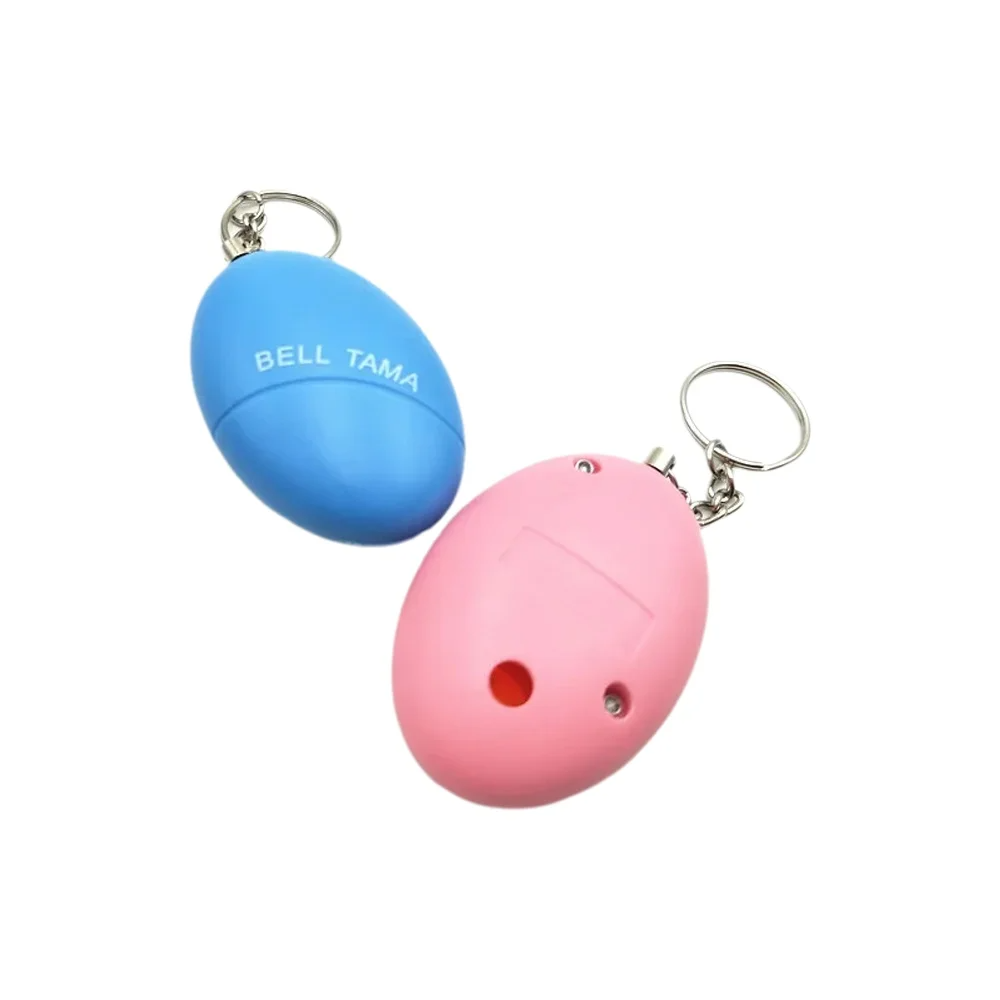 Personal Alarm Keychain - 달걀 모양 140dB 개인용 키링 공격