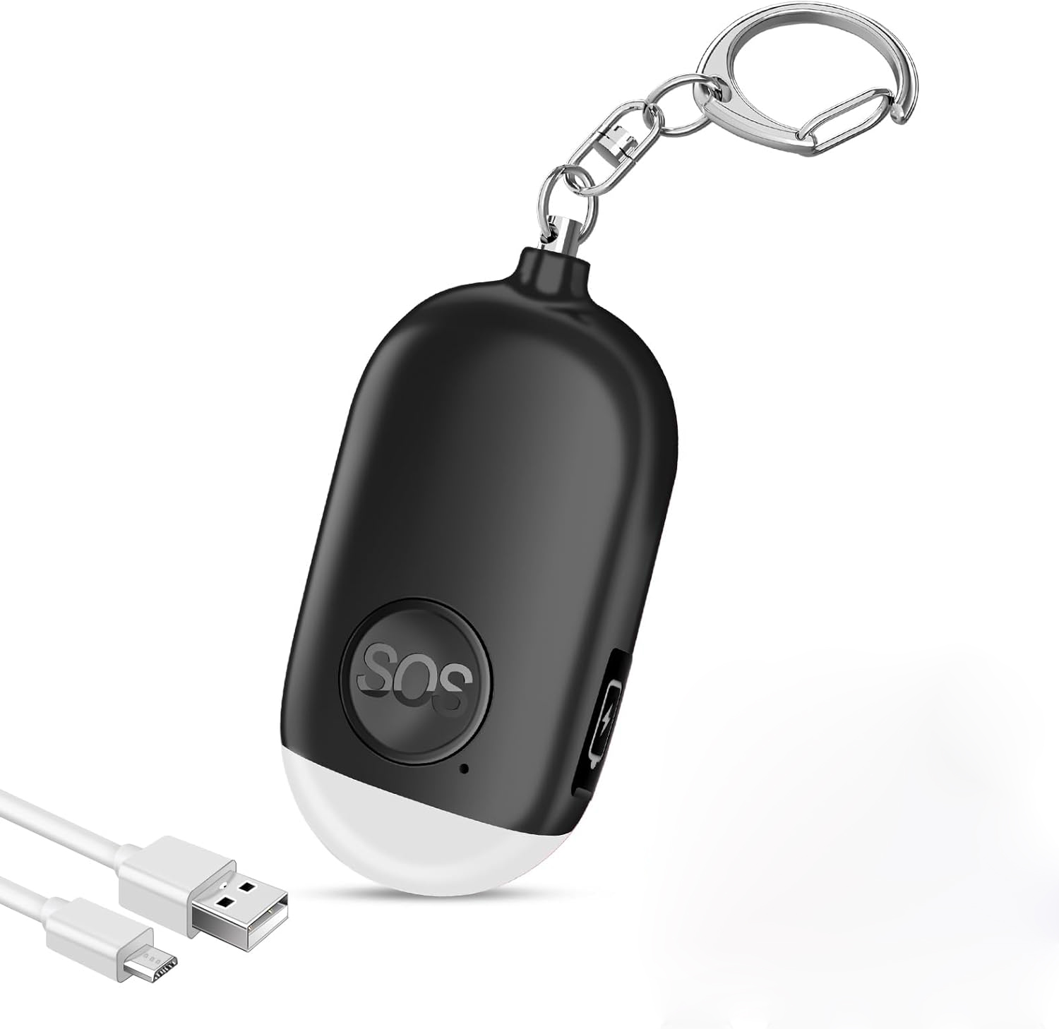 Personal Alarm Keychain - 1개 초강력 130DB 개인 안전 경보
