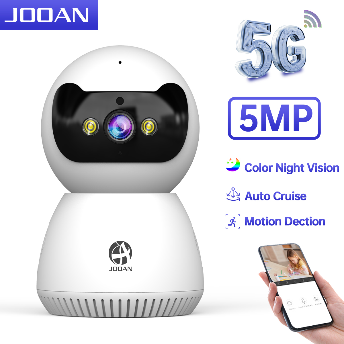 JOOAN 5MP 3MP IP 카메라 5G WiFi 스 - Eufy Camera E220 리뷰 및 가격