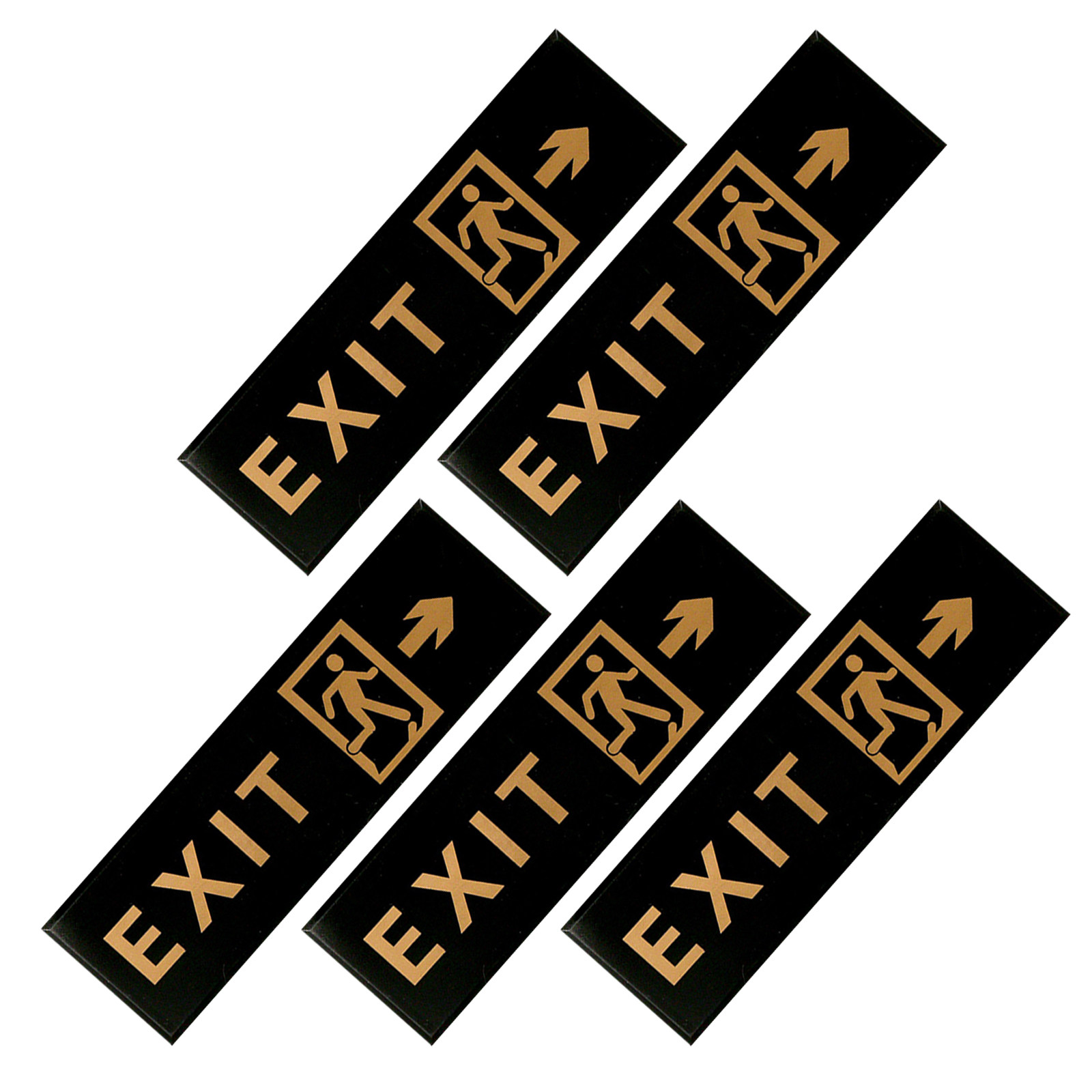 5Pcs 출구 표시 자가 접착성 아크릴 비상 출구 플레 - Emergency Exit Sign 리뷰 및 가격