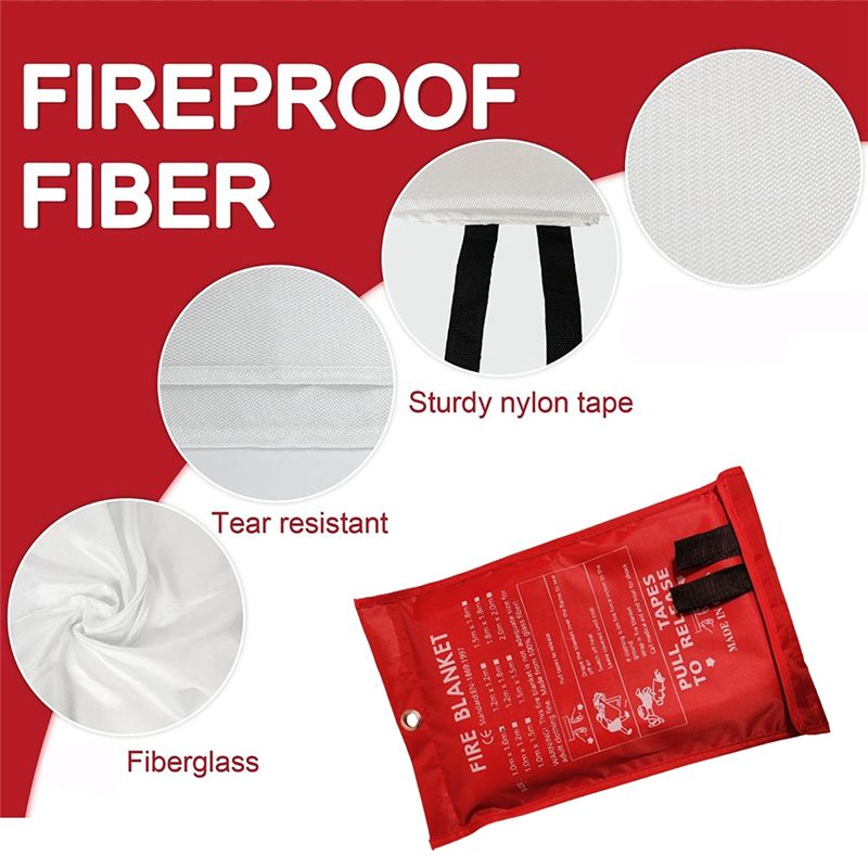 프로모션 데이 2개입 비상용 방화 담요, 화재 진압 담 - Fire Blanket Kitchen 리뷰 및 가격