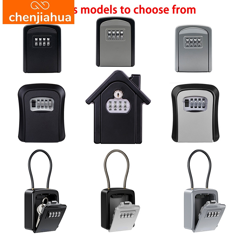 벽걸이 형 키 보관 비밀 상자 주최자 4 자리 조합 암 - Lockbox Key Secure 리뷰 및 가격