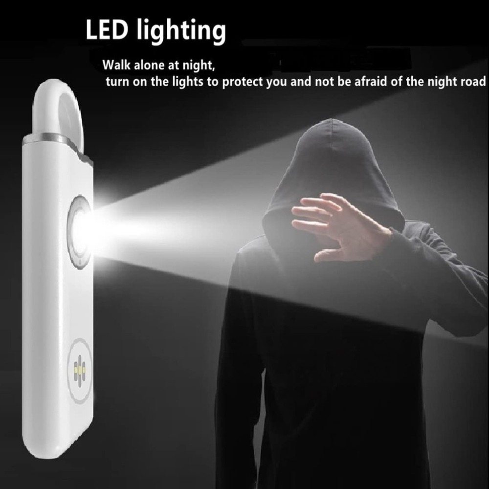 130 높은 DB 안전 사운드 개인 경보 LED 스트로 - Personal Alarm Keychain 리뷰 및 가격