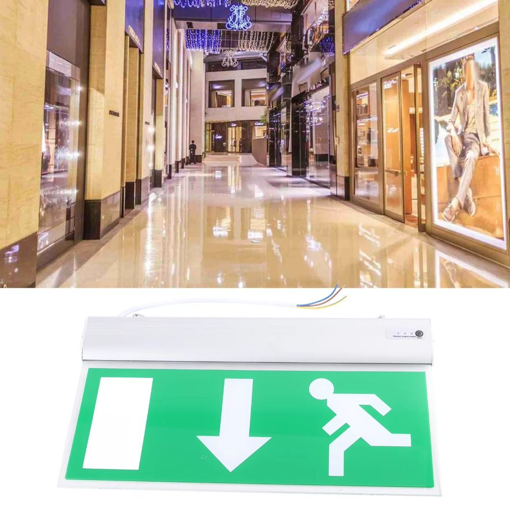 상업용 LED 비상 표시등 녹색 전구 출구 표시등 보안 - Emergency Exit Sign 리뷰 및 가격
