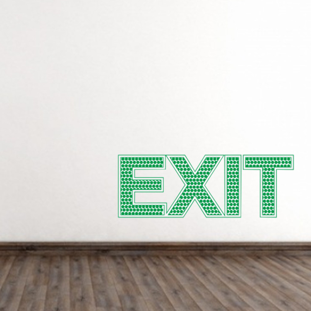 출구 벽 안전 스티커 야광 발광 비상 표시문 게이트 6 - Emergency Exit Sign 리뷰 및 가격