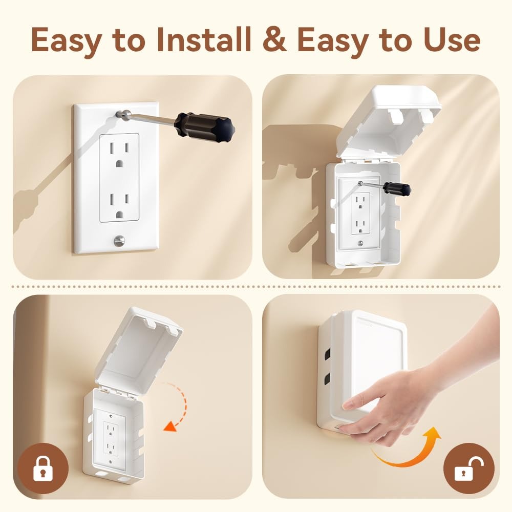 아기 안전용 콘센트 커버 박스 어린이 안전 플러그 보호 - Outlet Cover Baby 리뷰 및 가격