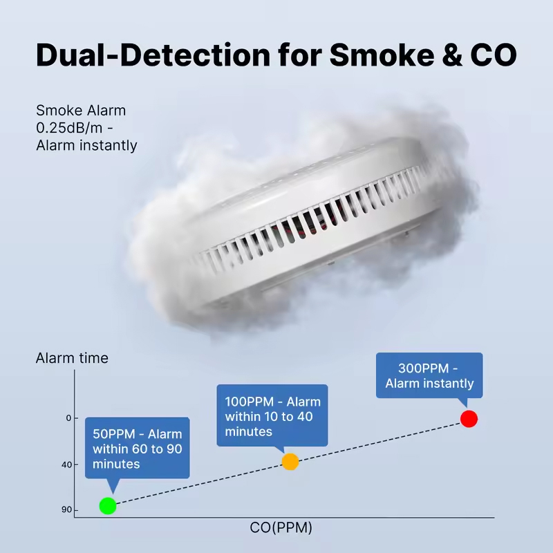 MOES Tuya ZigBee 연기 및 일산화탄소 감지 - Co Detector Plug 리뷰 및 가격
